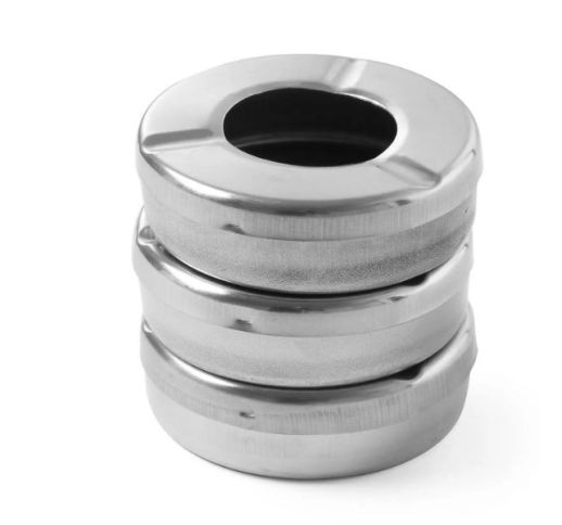 Peleninės metalinės uždaros 9 cm HENDI (3 vnt.)