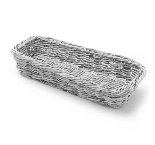 Krepšelis stalo įrankiams, pilkas 27x10x4.5 cm