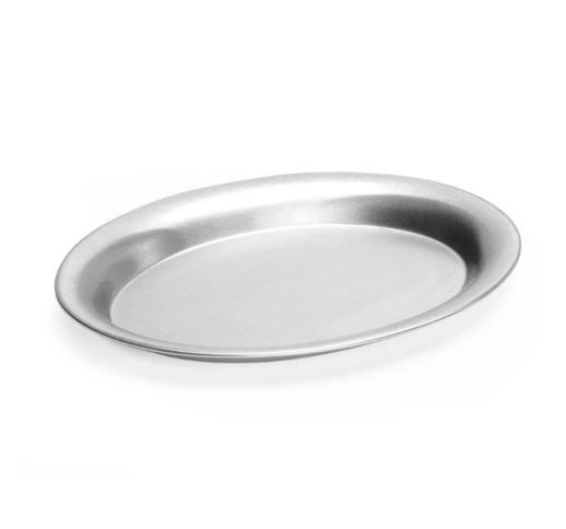 Padėklas metalinis ovalus HENDI 20x14 cm
