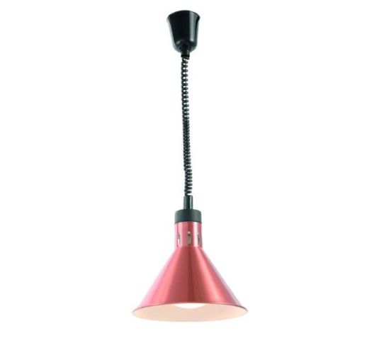 Lempa patiekalams šildyti, reguliuojamas aukštas, vario spalvos, 275x250 mm