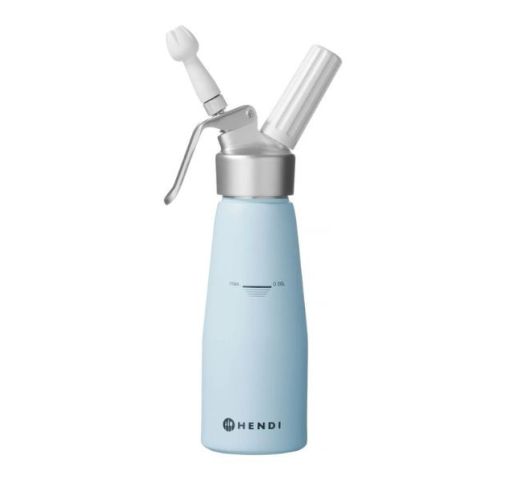 Sifonas griet., 0.5l mėlynas HENDI