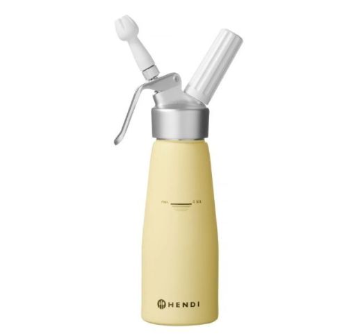 Sifonas griet., 0.5l geltonas HENDI