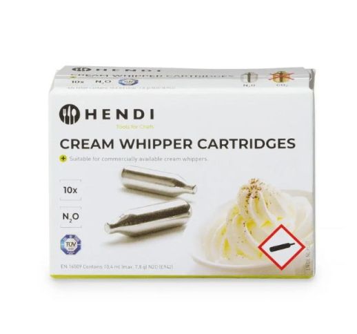 Kapsulės sifonui CREAM (10) HENDI