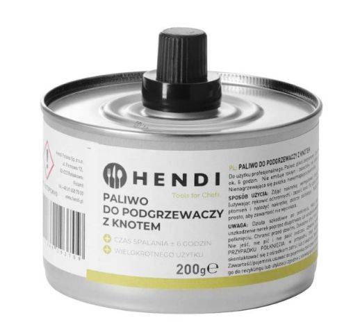 Degus skystis 200 g su knatu HENDI