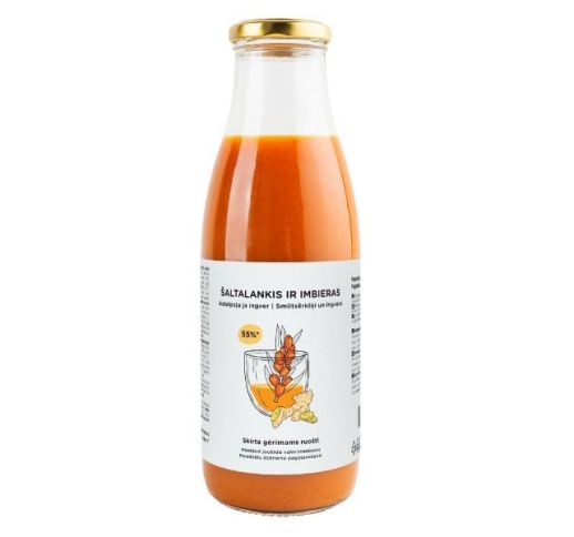 Tyrė šaltalankių ir imbiero BASIC 0,75 l