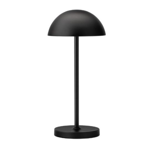 Lempa LED TONGA juoda 26 cm