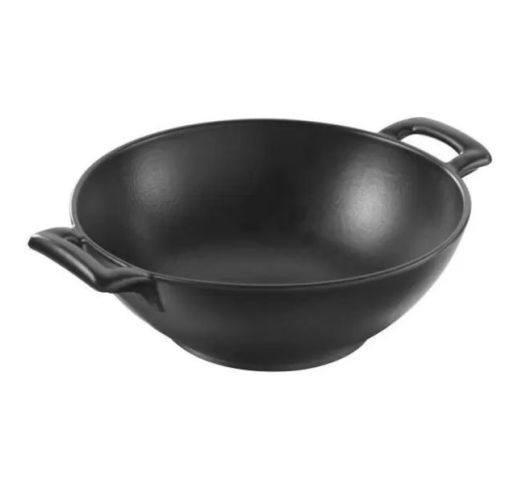 Dubuo porcijinis juodas WOK 16cm/500 ml