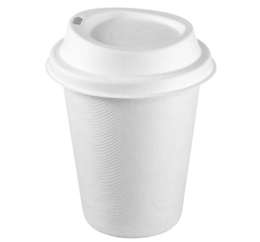 Puodeliai iš cukraniendrių balti 350 ml (12oz) ( 20 vnt. ) 90 mm