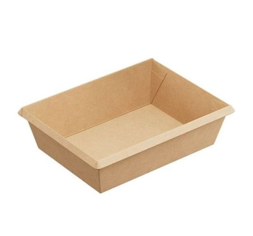Dėžutės rudos 500 ml 12x16x4.5 cm ( 50 VNT.)