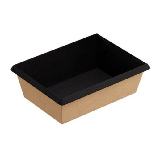 Dėžutės juodos 400 ml 10x13.5x4.5 cm ( 50 vnt. )