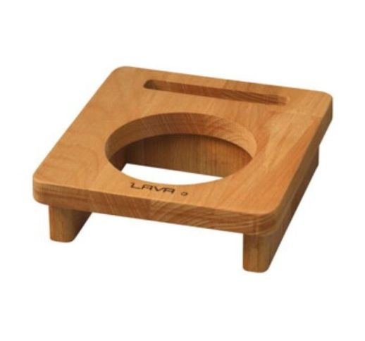 Stovas medinis puodui ketaus apvaliam 10 cm