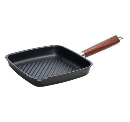 Keptuvė su medine rankena GRILL AUTHENTIC 28x26 cm