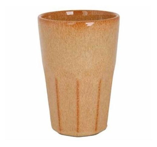 Puodelis be rankenos BISTRO YELLOW 450 ml