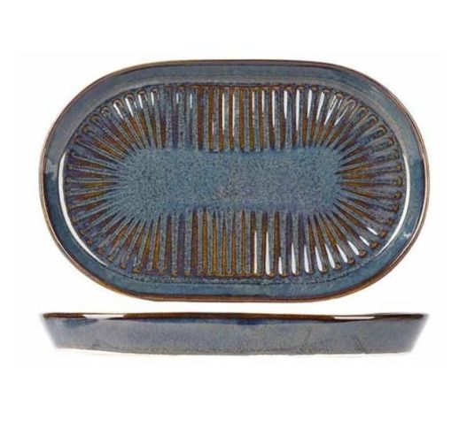 Lėkštė ovali SOLAS BLUE 19x12,5 cm