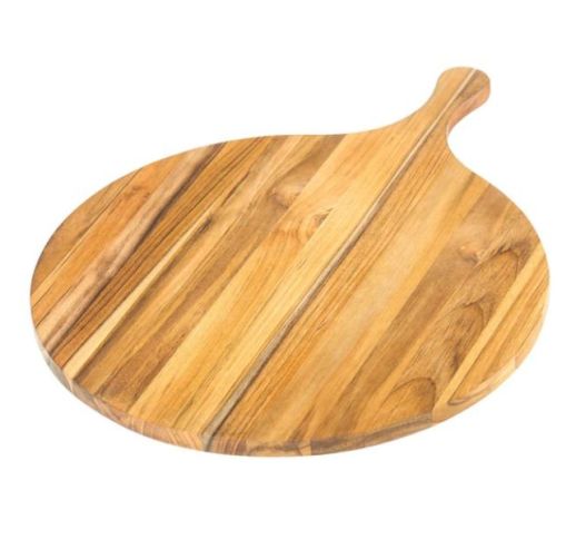 Padėklas apvalus medinis picai 42 cm