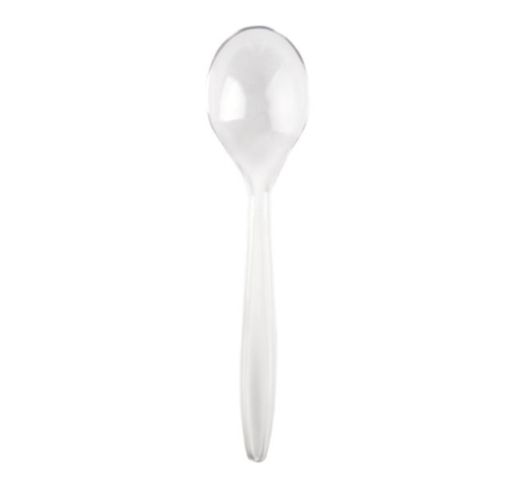 Šaukšteliai daugkartiniai skaidrūs 13 cm ( 50 vnt. )