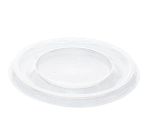 Dangteliai skaidrūs apvalūs indeliui 110 ml D74 ( 100 vnt. )
