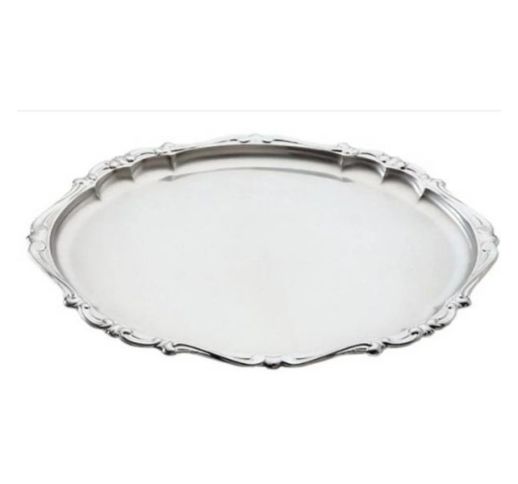 Padėklas metalinis ovalus BAROCCO 31x24 cm