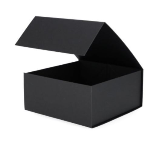 Dėžė magnetinė juoda 22x22x10 cm