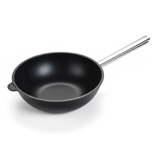 Keptuvė indukcinė su metaline rankena AMT WOK 28/11 cm