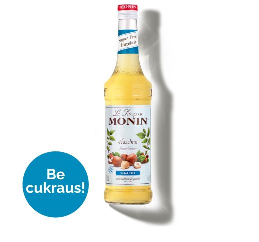 Monin LAZDYNO RIEŠUTŲ sirupas, be cukraus, 0,7 l