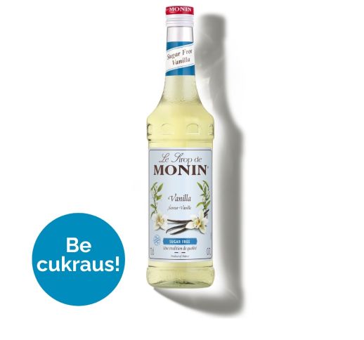 Monin VANILĖS sirupas be cukraus, 0,7 l