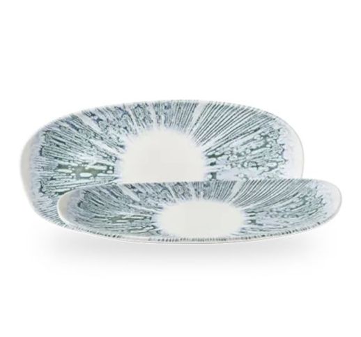 Lėkštė Lyra Blue 30x15,5 cm