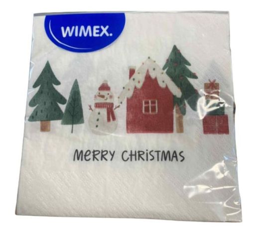 Servetėlės trisluoksnės KALĖDINĖS6 33x33 cm 20 vnt