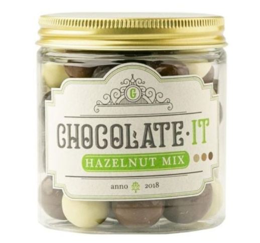 Lazdyno riešutų šokolade MIX 165 g