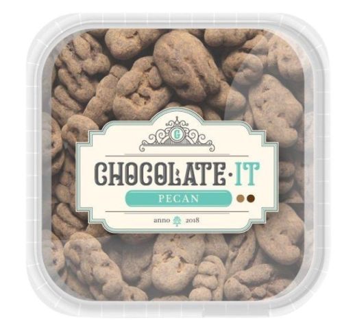 Riešutai pekano pieniniame ir juodame šokolade 300 g