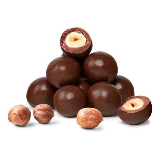 Riešutai lazdyno pieniniame šokolade 350 g