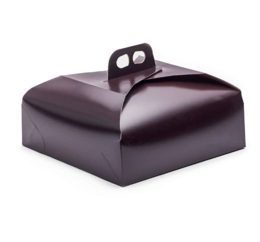 Dėžė tortui kartoninė ruda 27x27x7 cm ( 25 vnt. )