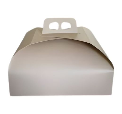 Dėžė tortui kartoninė smėlio spalvos 25x25x7 cm ( 25 vnt. )