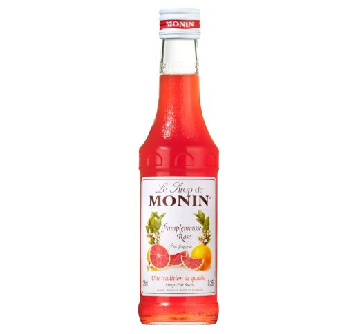 Monin RAUDONŲJŲ GREIPFRUTŲ sirupas, 0,25 l