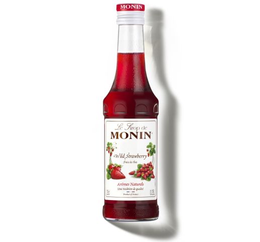 Monin ŽEMUOGIŲ sirupas, 0,25 l