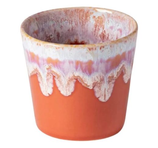 Puodelis be rankenos GRESPRESSO Sunset Red 90 ml