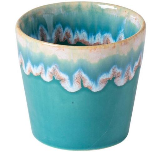 Puodelis be rankenos GRESPRESSO Turquoise 90 ml