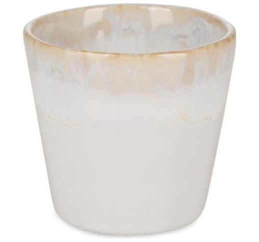 Puodelis be rankenos GRESPRESSO Natural White 90 ml