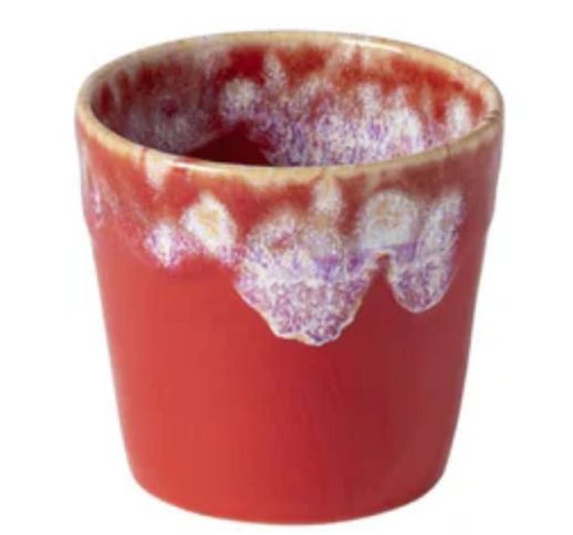 Puodelis be rankenos GRESPRESSO Red 210 ml