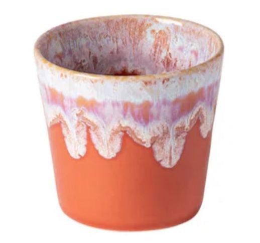 Puodelis be rankenos GRESPRESSO Sunset Red 210 ml