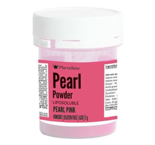 Dažai maistiniai milteliniai lipo blizgantys rožiniai 5 g