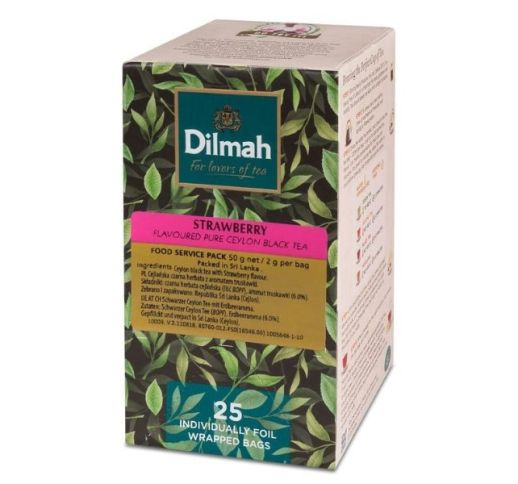 Arbata DILMAH braškių skonio ( 25 vnt. )