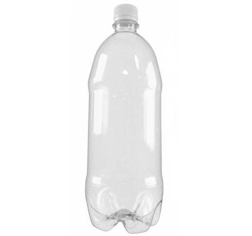 Butelis plastikinis su kramšteliu 1 L (25 vnt.)