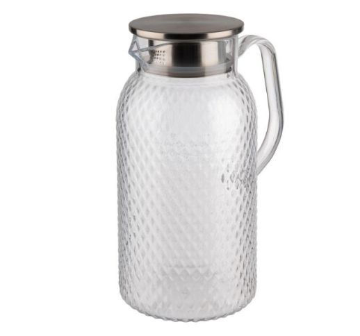 Ąsotis plastikinis su metaliniu dangteliu 1.8 L