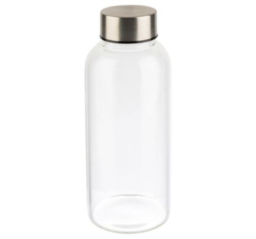 Butelis stiklinis su dangteliu EVERFILL 0.4 l