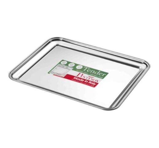 Padėklas metalinis stačiakampis TENDER 32x25 cm