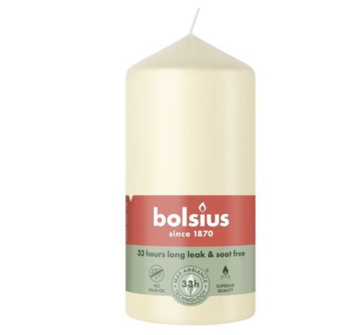 Žvakė balta koloninė 5.8x12 cm