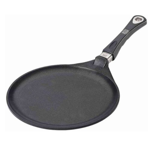 Keptuvė blynams indukcinė su plastikine rankena AMT 28/1 cm