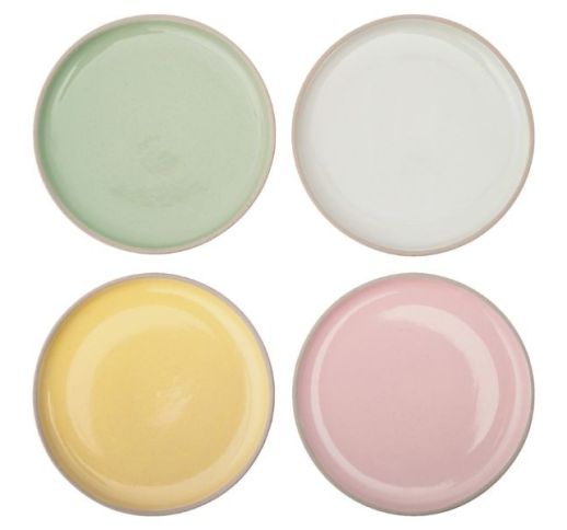 Lėkštės Mix 19 cm ( 4 vnt. )