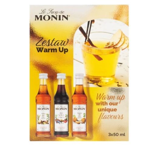 Monin sirupų rinkinys WARM UP (50 ml x 3)